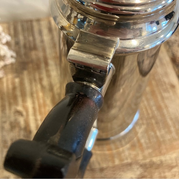 Silver Plate Café au Lait Pot / Teapot Holland Kirk International - Picture 10 of 15